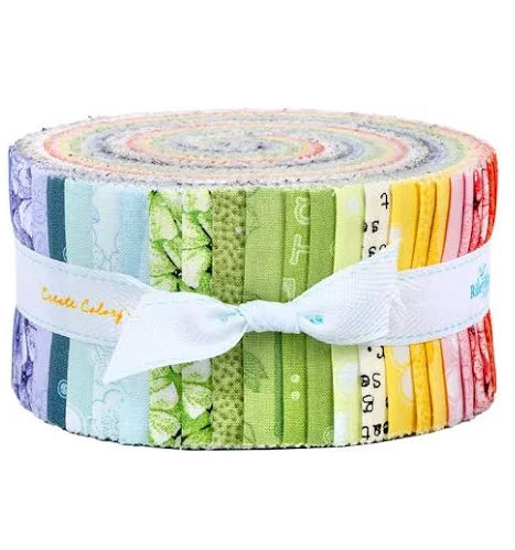 Riley Blake Sewing Seeds III - 40 Strip Rolie Polie