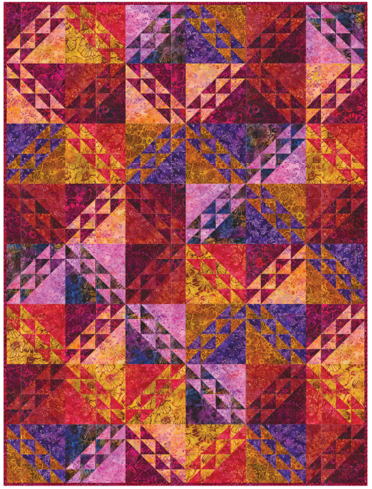 Free "Shattered" Half-Yard Quilt Pattern From Robert Kaufman!