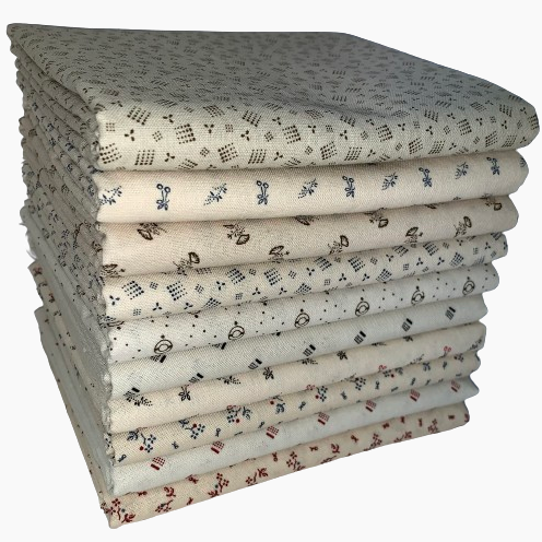 Marcus Fabrics "Sample Shirtings" Half-yard Bundle - 10 Fabrics, 5 Total Yards