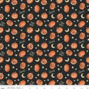 Riley Blake "Trick Or Treat" Halloween Half-yard Bundle - 10 Fabrics, 5 Total Yards