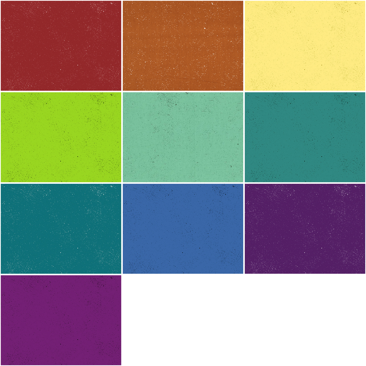Andover "Spectrastatic Continuum" Half-yard Bundle - 10 Fabrics, 5 Total Yards