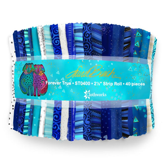 Clothworks - Forever True (Laurel Burch) - 40 Strip Roll