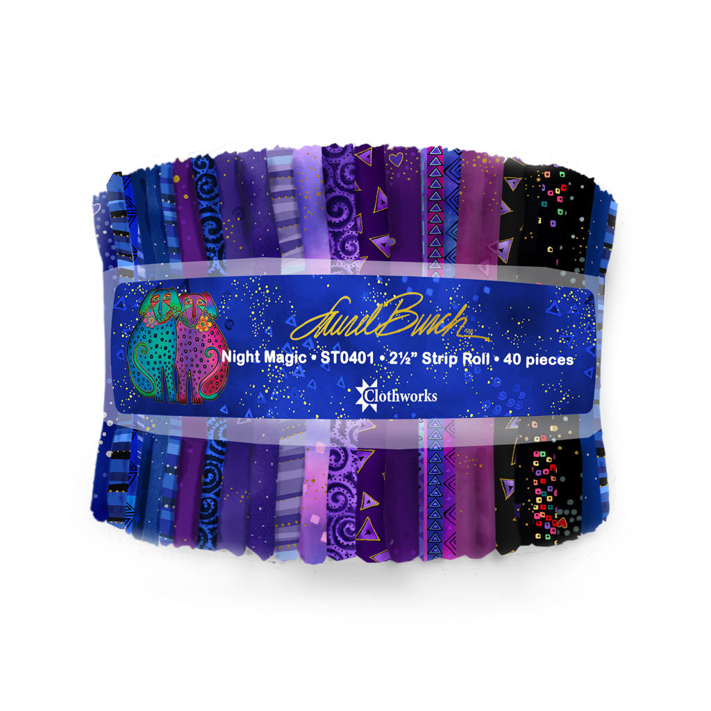Clothworks - Night Magic (Laurel Burch) - 40 Strip Roll