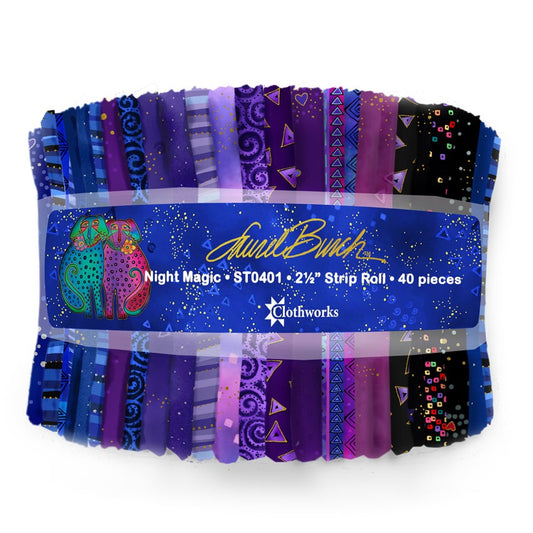 Clothworks - Night Magic (Laurel Burch) - 40 Strip Roll