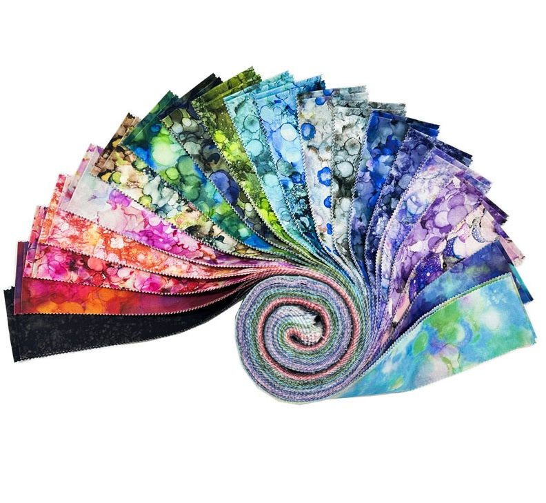 Clothworks - Alcohol Inks II - 40 Strip Roll