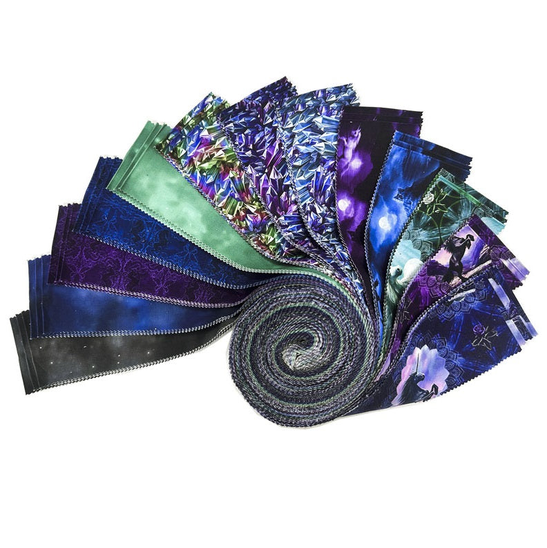 Clothworks - Unicorn Magic - 40 Strip Jelly Roll