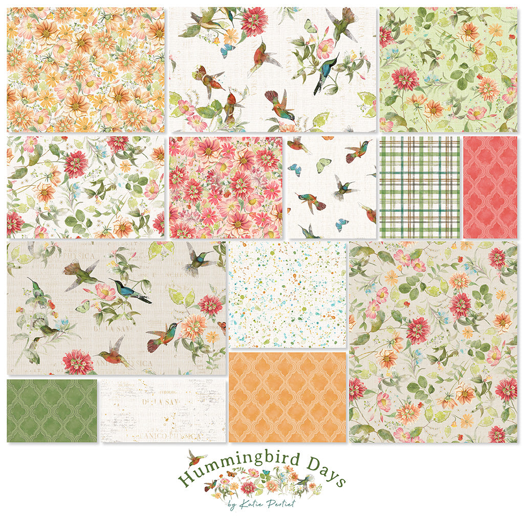 Clothworks - Hummingbird Days - 40 Strip Jelly Roll