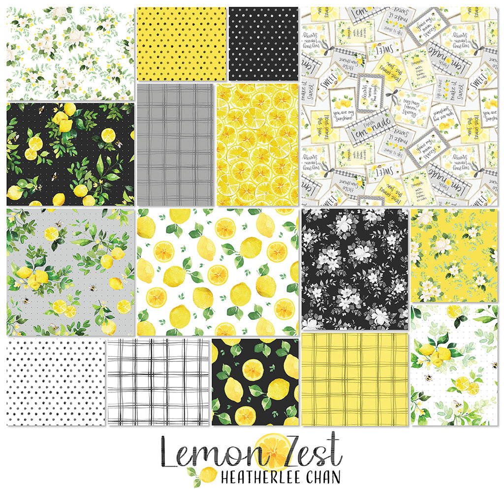 Clothworks - Lemon Zest - 40 Strip Jelly Roll