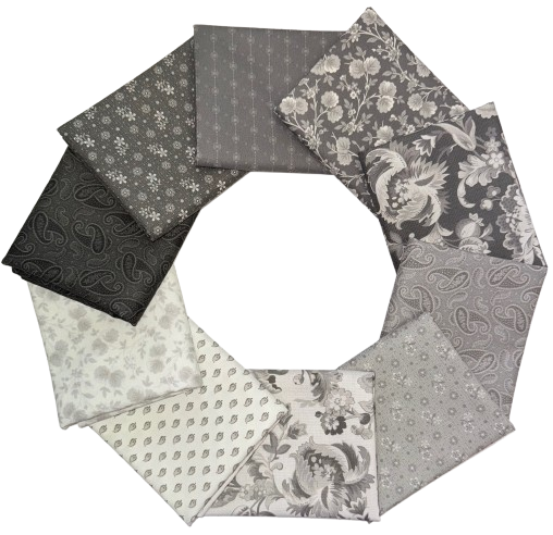 Marcus Fabrics "Steelworks II" Half-yard Bundle - 10 Fabrics, 5 Total Yards