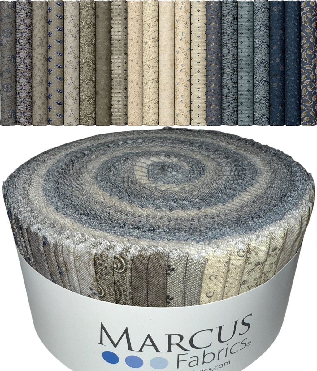 Marcus Fabrics - Stone Cottage - 40 2.5" Strips/Jelly Roll