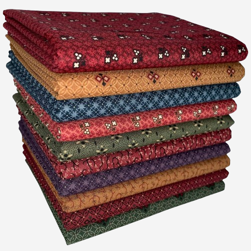 Marcus Fabrics "Sturbridge Floral Petites" Half-yard Bundle - 10 Fabrics, 5 Total Yards