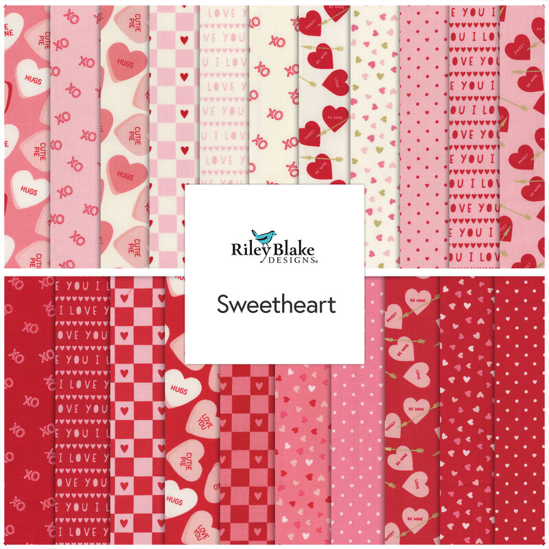 Riley Blake Sweetheart - 40 Strip Rolie Polie