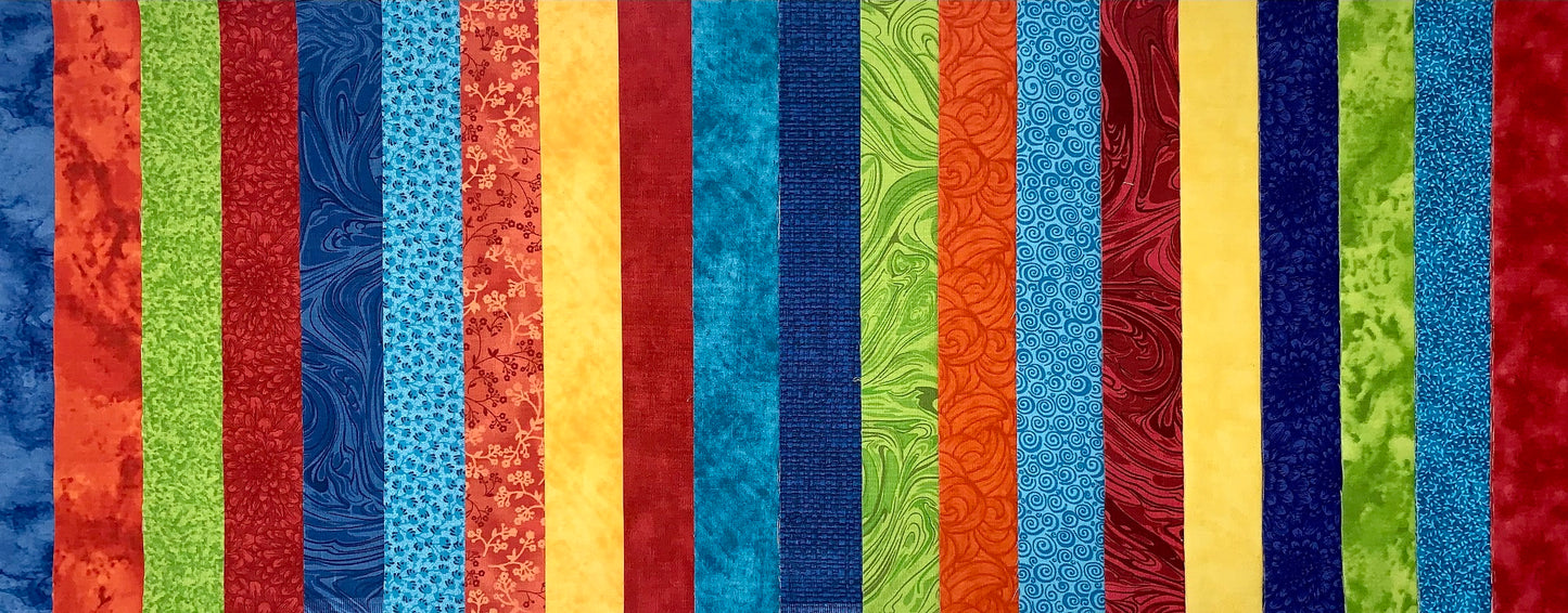 Talavera 2.5" Roll - 20 Fabrics, 20 Total Strips