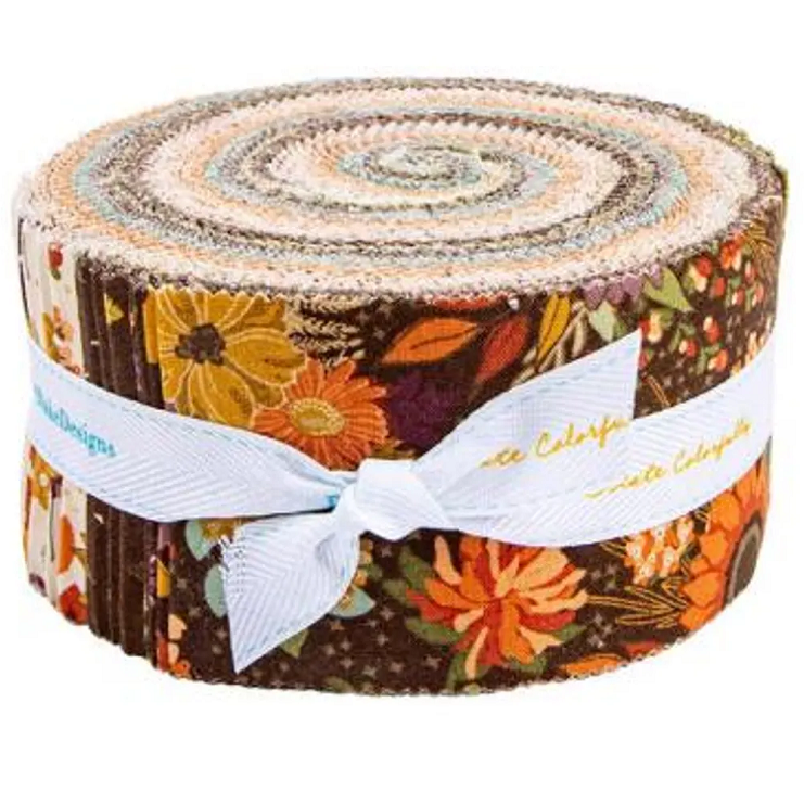 Riley Blake The Awe Of Autumn - 40 Strip Rolie Polie