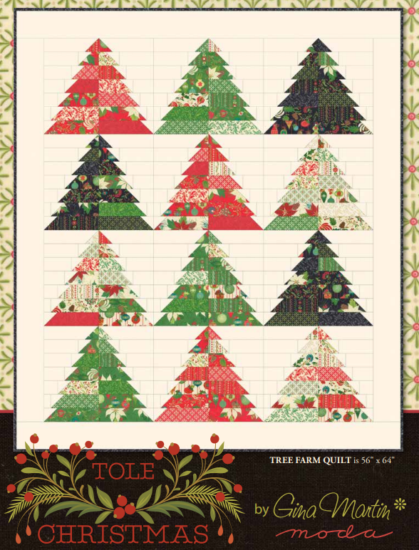 Free "Tree Farm" Jelly Roll Pattern From Moda!