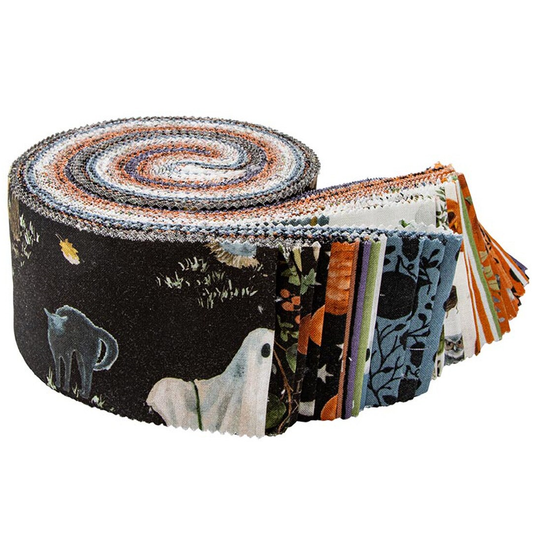 Riley Blake Trick Or Treat - 40 Strip Rolie Polie