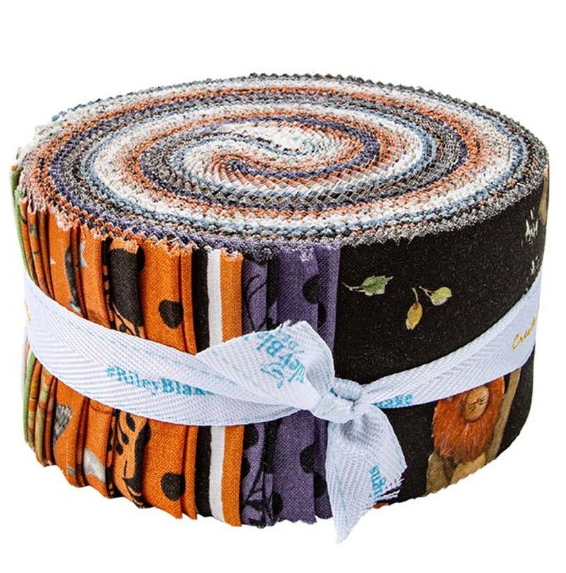 Riley Blake Trick Or Treat - 40 Strip Rolie Polie