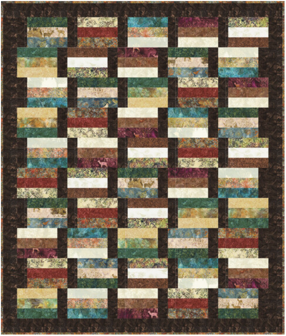 Free "Trails" Jelly Roll Pattern From Robert Kaufman!