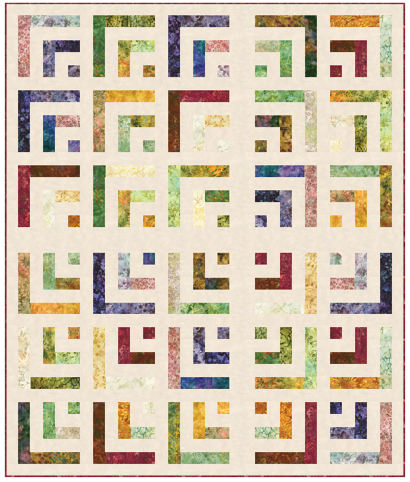 Free Tuscany Tiles Jelly Roll Pattern From Robert Kaufman!