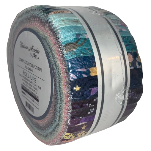 Robert Kaufman Unicorn Meadow by Sanja Rescek Roll-up - 40 Strip Roll