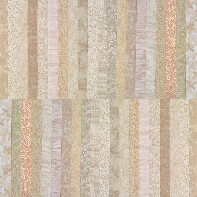 June Doe Fabric Collections - Vanilla Cream - 40-Strip Pack