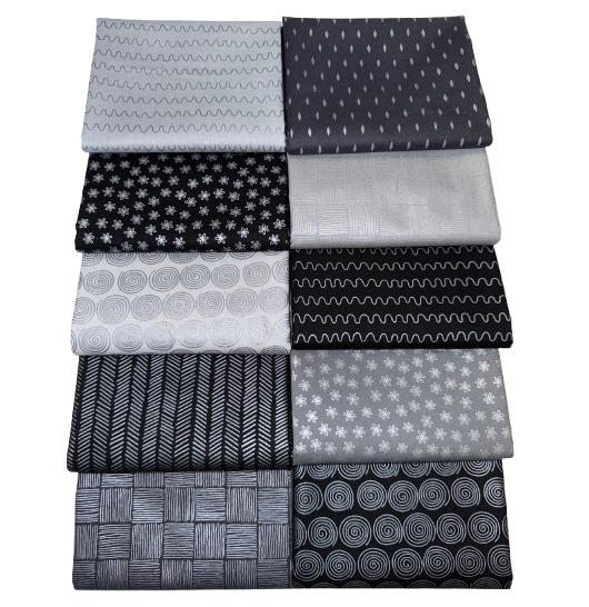 Andover "Vice Versa" Half-yard Bundle - 10 Fabrics, 5 Total Yards