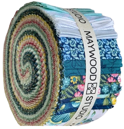 Maywood Studio - Kimberbell Vintage Flora Roll - 40 Strips