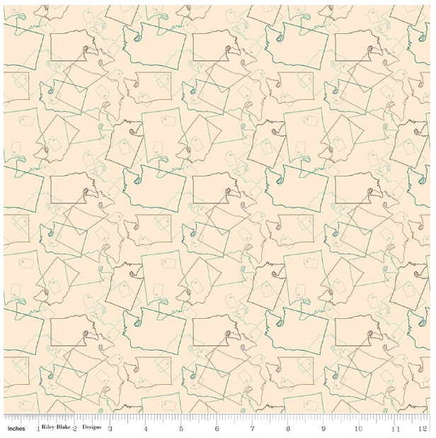Riley Blake Washington My Home (All Pacific Northwest Shop Hop) - 40 Strip Rolie Polie