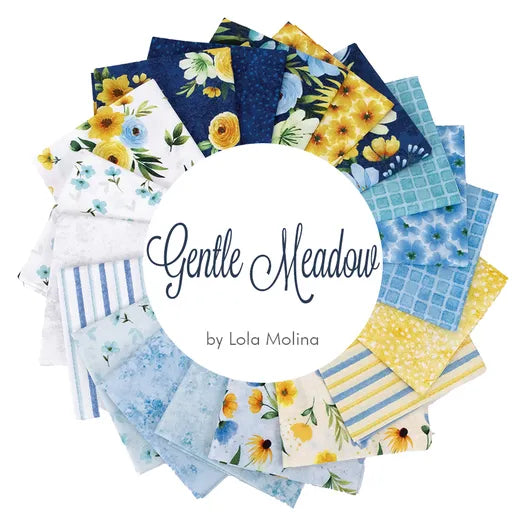 Wilmington Prints - 40 Karat Crystals - Gentle Meadow