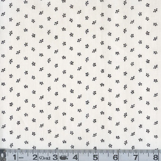(3.5 yd) Windham Fabrics Sacramento 53414-2 First Bloom Black