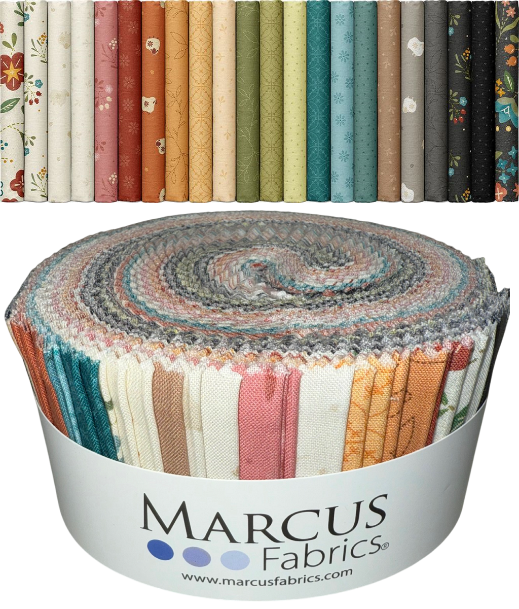Marcus Fabrics - Woolly Whims by Lamb Farm Designs - 40 2.5" Strips