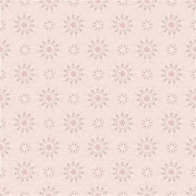 (4 yd) Clothworks Hunny Bunny Y3719-132 Pale Pink Bunny Medallion
