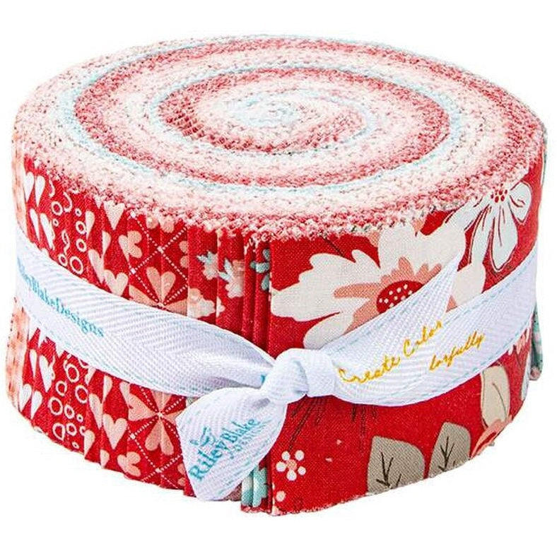 Riley Blake You & Me - 40 Strip Rolie Polie