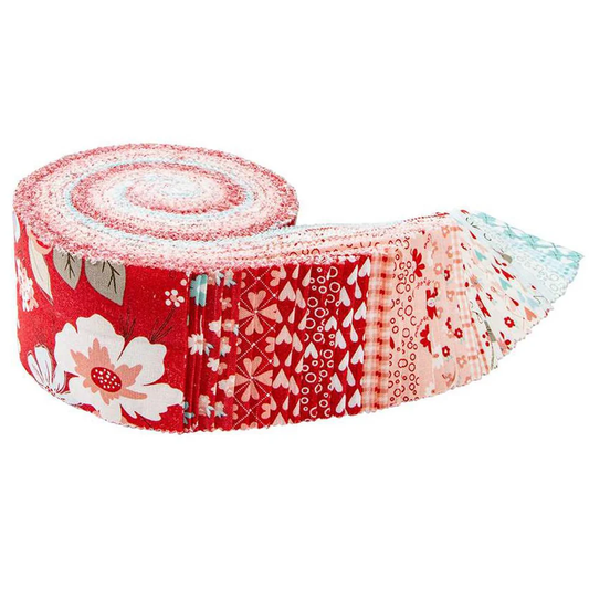 Riley Blake You & Me - 40 Strip Rolie Polie