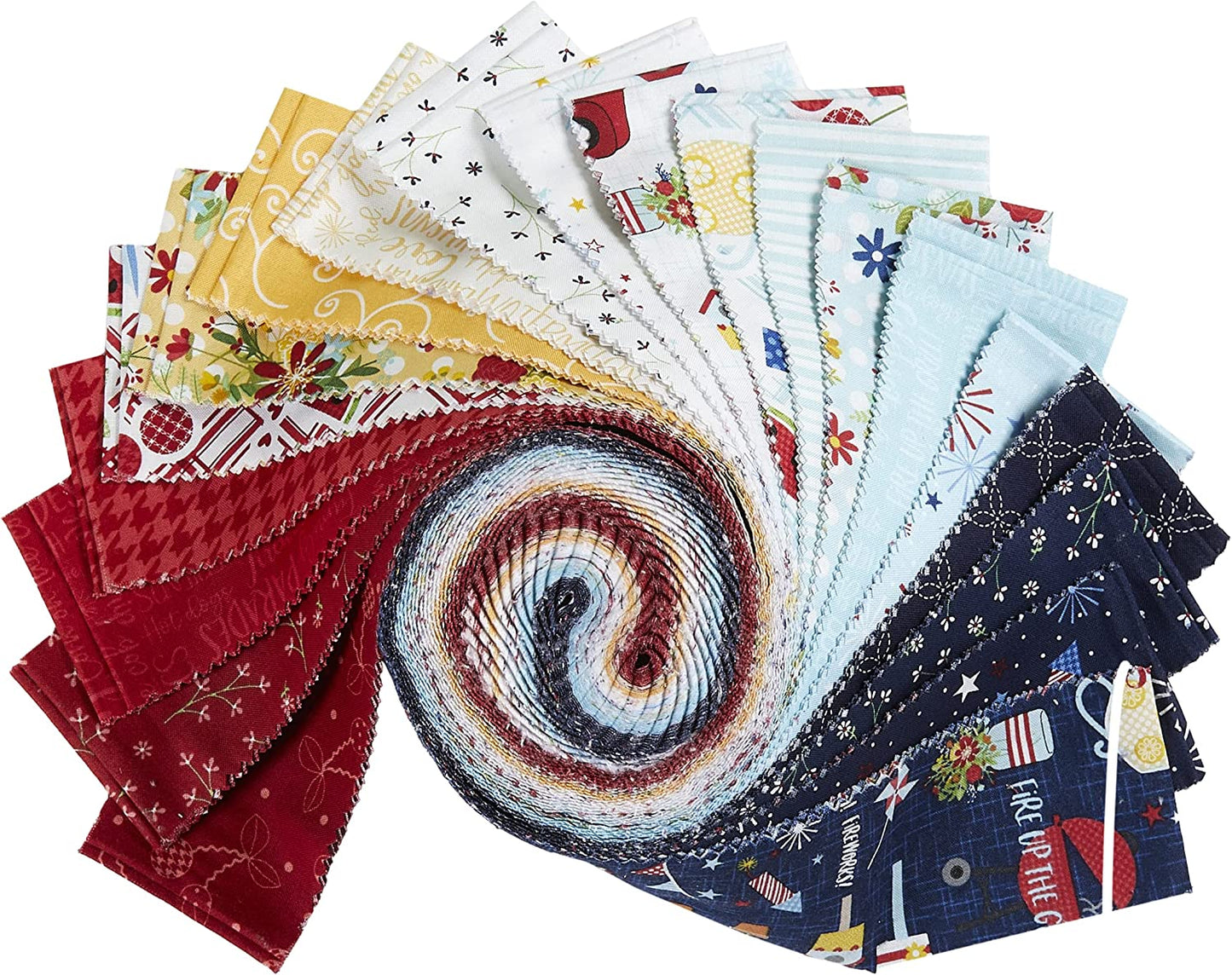 Maywood Studio - Red White & Bloom - 40 Strips