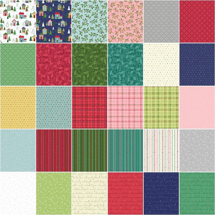 Charm Pack 5x5 Squares - Benartex Better Not Pout - 40 5" Squares 