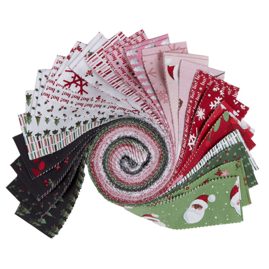 Riley Blake Holly Holiday - 40 Strip Rolie Polie