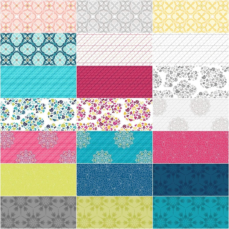 Benartex Spring Song Strip-pies - 40 2.5" Strips 