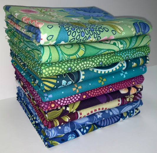 Benartex "Frolic" Half-Yard Bundle - 10 Fabrics, 5 Total Yards