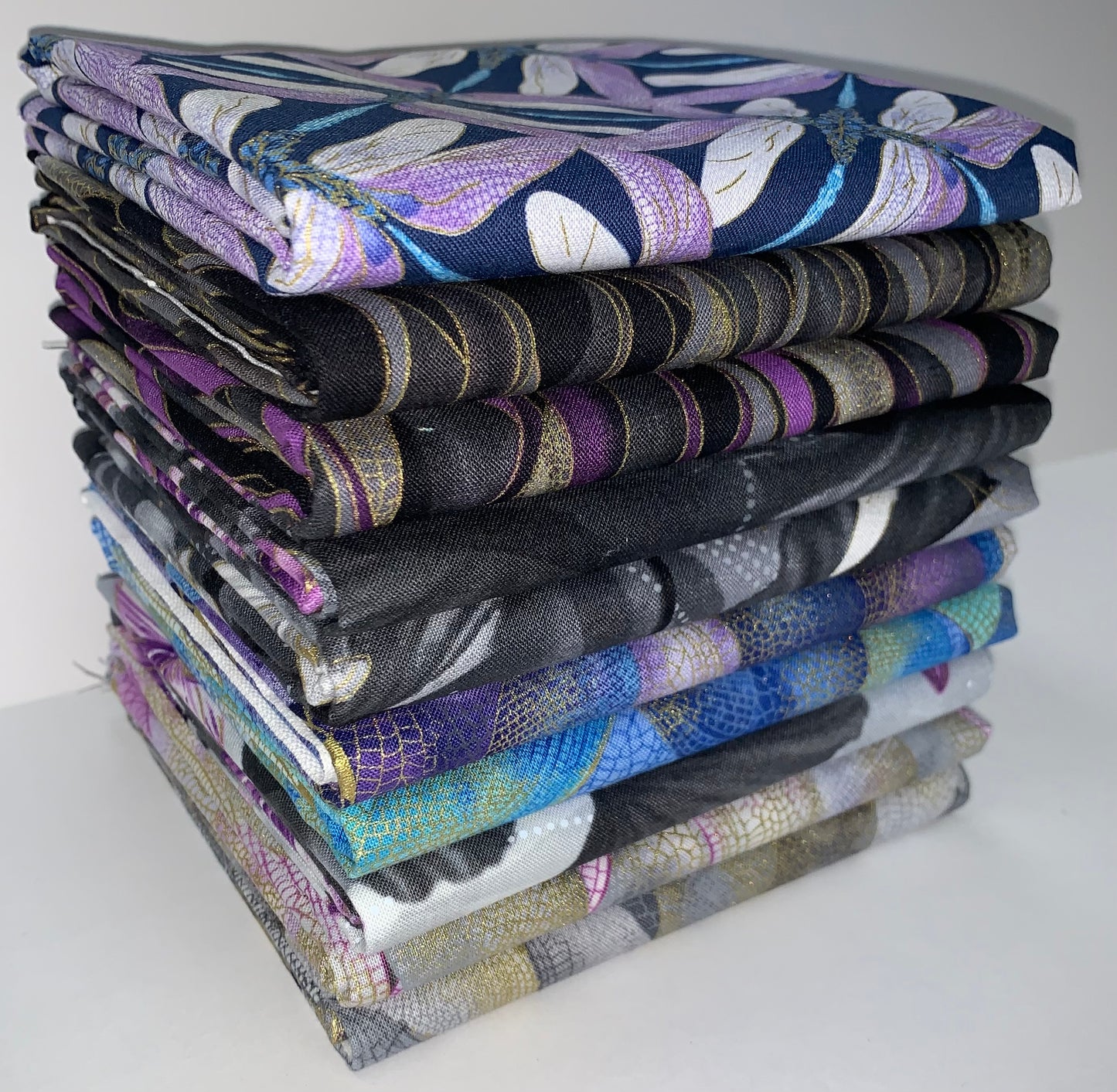 Benartex "Dragonfly Dance" Half-Yard Bundle - 10 Fabrics, 5 Total Yards