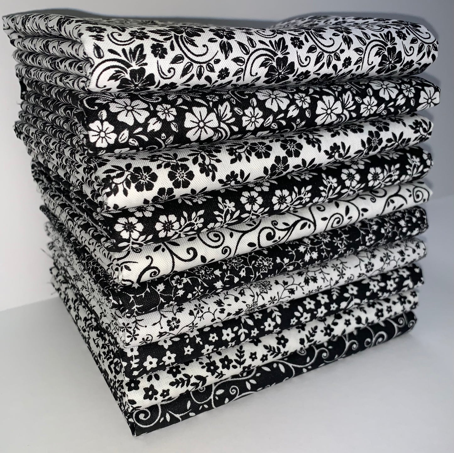 Night & Day (Black & White Prints) Half-yard Bundle - 10 Fabrics, 5 Total Yards