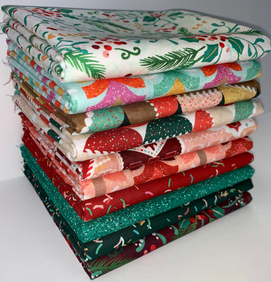 Robert Kaufman "Tinsel Town" Half-Yard Bundle - 10 Fabrics, 5 Total Yards