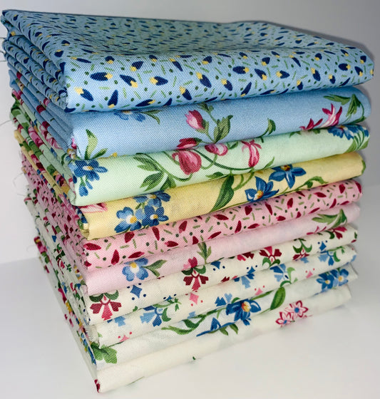Robert Kaufman "Serene" Half-Yard Bundle - 10 Fabrics, 5 Total Yards