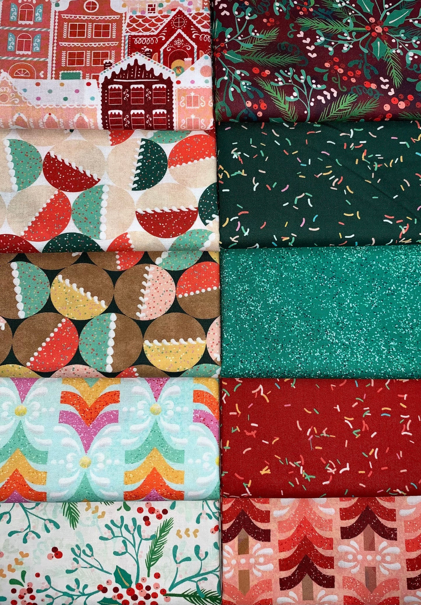 Robert Kaufman "Tinsel Town" Half-Yard Bundle - 10 Fabrics, 5 Total Yards