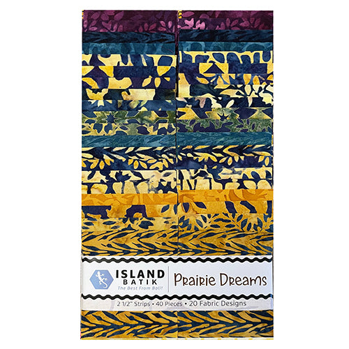 Island Batik - Prairie Dreams - 20 Fabrics, 40 Total Strips