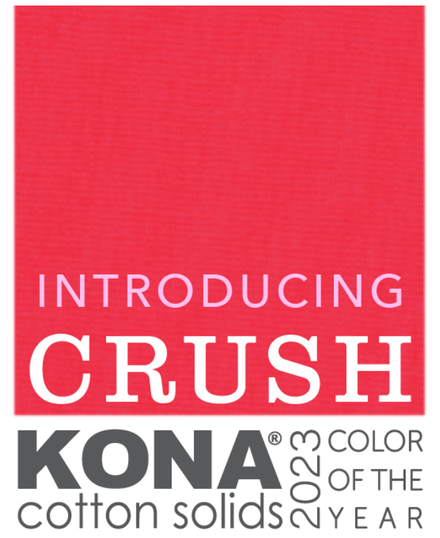 Robert Kaufman Kona COTY 2023 - Crush - Color of the Year Roll-up - 40 Strip Roll