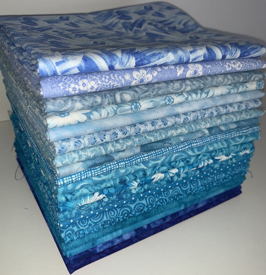 Crystal Clearwater Fat Quarter Bundle - 20 Fabrics, 20 Total Fat Quarters