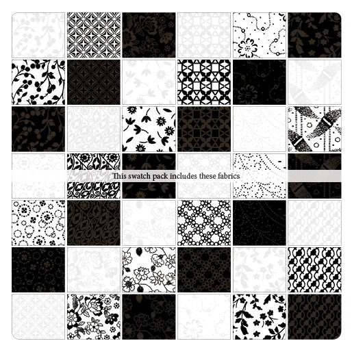 Charm Pack 5x5 Squares - Benartex Domino Effect - 40 5" Squares