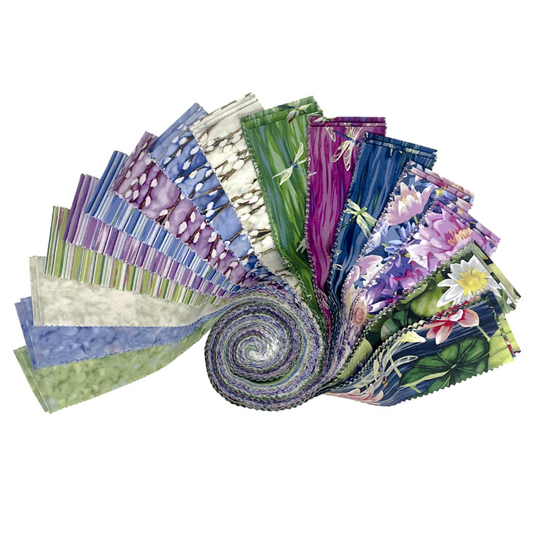 Clothworks - Dragonfly Days - 40 Strip Roll