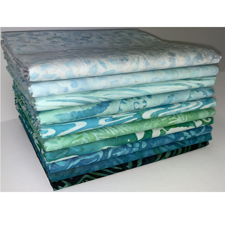 Robert Kaufman Artisan Batik "Forest Glen" Fat Quarter Bundle - 10 Fabrics, 10 Total Fat Quarters